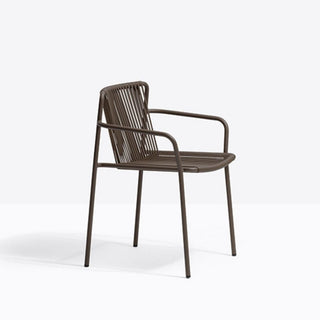 Pedrali Tribeca 3665 garden chair with armrests Pedrali Brown MGE - Buy now on ShopDecor - Discover the best products by PEDRALI design