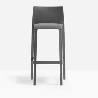 Pedrali Volt 678 stool for outdoor use with seat H.29 59/64 inch Pedrali Anthracite grey GA - Buy now on ShopDecor - Discover the best products by PEDRALI design