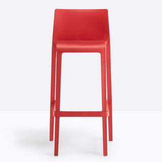 Pedrali Volt 678 stool for outdoor use with seat H.29 59/64 inch Pedrali Red RO200 - Buy now on ShopDecor - Discover the best products by PEDRALI design