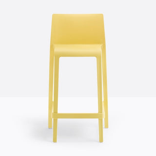 Pedrali Volt 678 stool for outdoor use with seat H.29 59/64 inch Pedrali Yellow GI100 - Buy now on ShopDecor - Discover the best products by PEDRALI design
