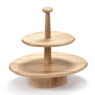 Serax Dune cake stand 01 two tier Natural Ash - Buy now on ShopDecor - Discover the best products by SERAX design