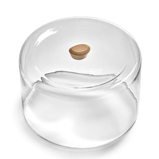 Serax Dune Glass Dome with ash wood knob diam. 12 inch - Buy now on ShopDecor - Discover the best products by SERAX design