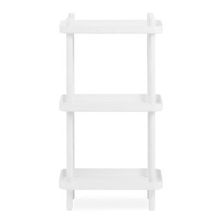 Normann Copenhagen Block shelf h. 34 1/4 in. with painted ash legs - Buy now on ShopDecor - Discover the best products by NORMANN COPENHAGEN design