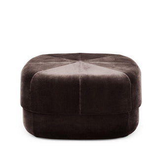 Normann Copenhagen Circus Large velvet pouf 29 2/3x29 2/3in. with h.13 2/3 in. - Buy now on ShopDecor - Discover the best products by NORMANN COPENHAGEN design