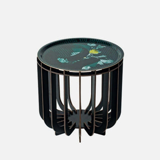 Ibride Extra-Muros Medusa 39 OUTDOOR coffee table with Emeraude tray diam. 15.36 inch - Buy now on ShopDecor - Discover the best products by IBRIDE design