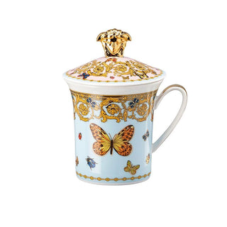 Versace meets Rosenthal 30 Years Mug Collection Le Jardin de Versace mug with lid - Buy now on ShopDecor - Discover the best products by VERSACE HOME design